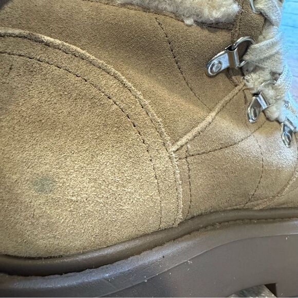 Revolve Steve Madden Reyen Shearling Ankle Boots NWOT - Picture 12 of 12